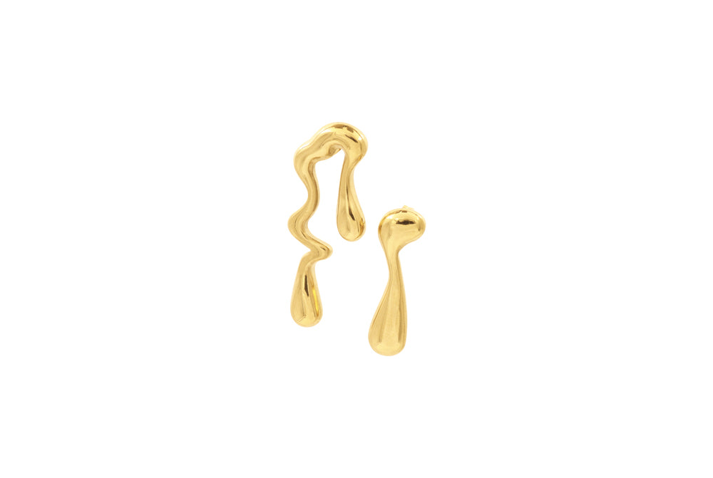 MELT EARRINGS Stainless Steel | KLIMBIM