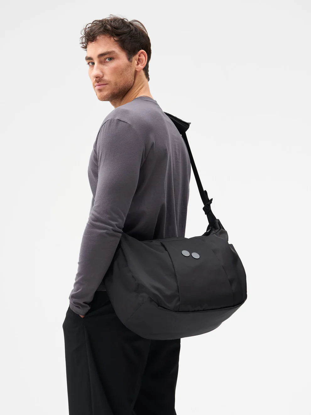 Handtasche KRUMM Large CHANGEANT Glazed Black | pinqpong