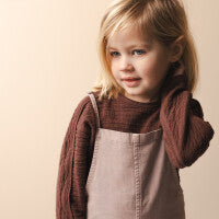 Textured loose top l/s burnt umber | Phil&Phae