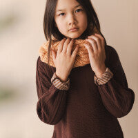 Textured loose top l/s burnt umber | Phil&Phae