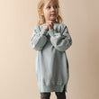 Chunky fabric-mix sweaterdress stormy | Phil&Phae