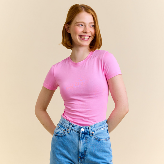 T-Shirt Tight Pink | popeia