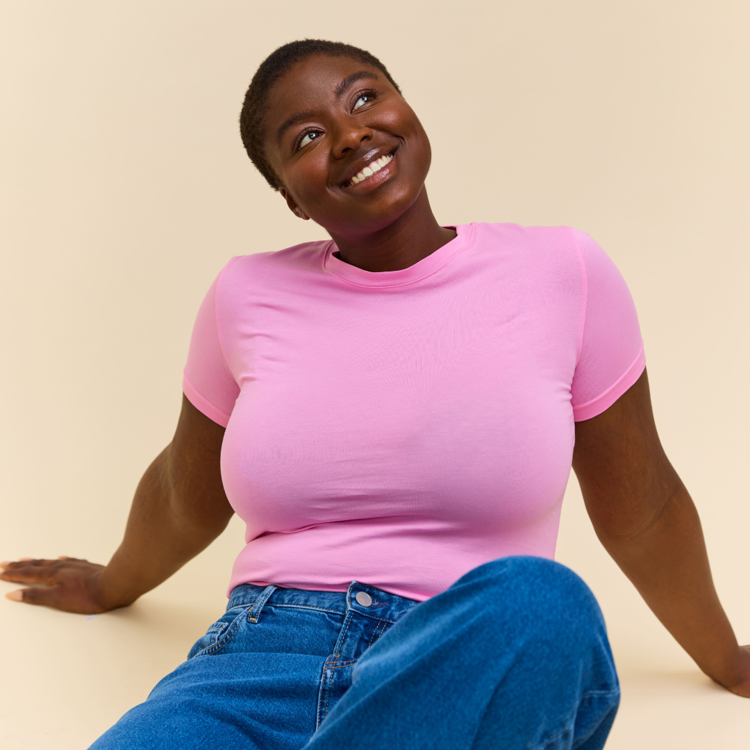 T-Shirt Tight Pink | popeia