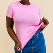 T-Shirt Tight Pink | popeia