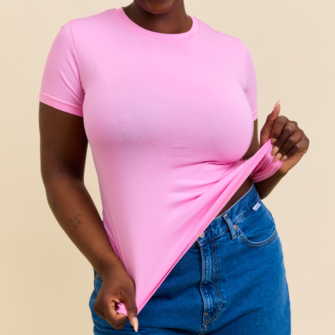 T-Shirt Tight Pink | popeia