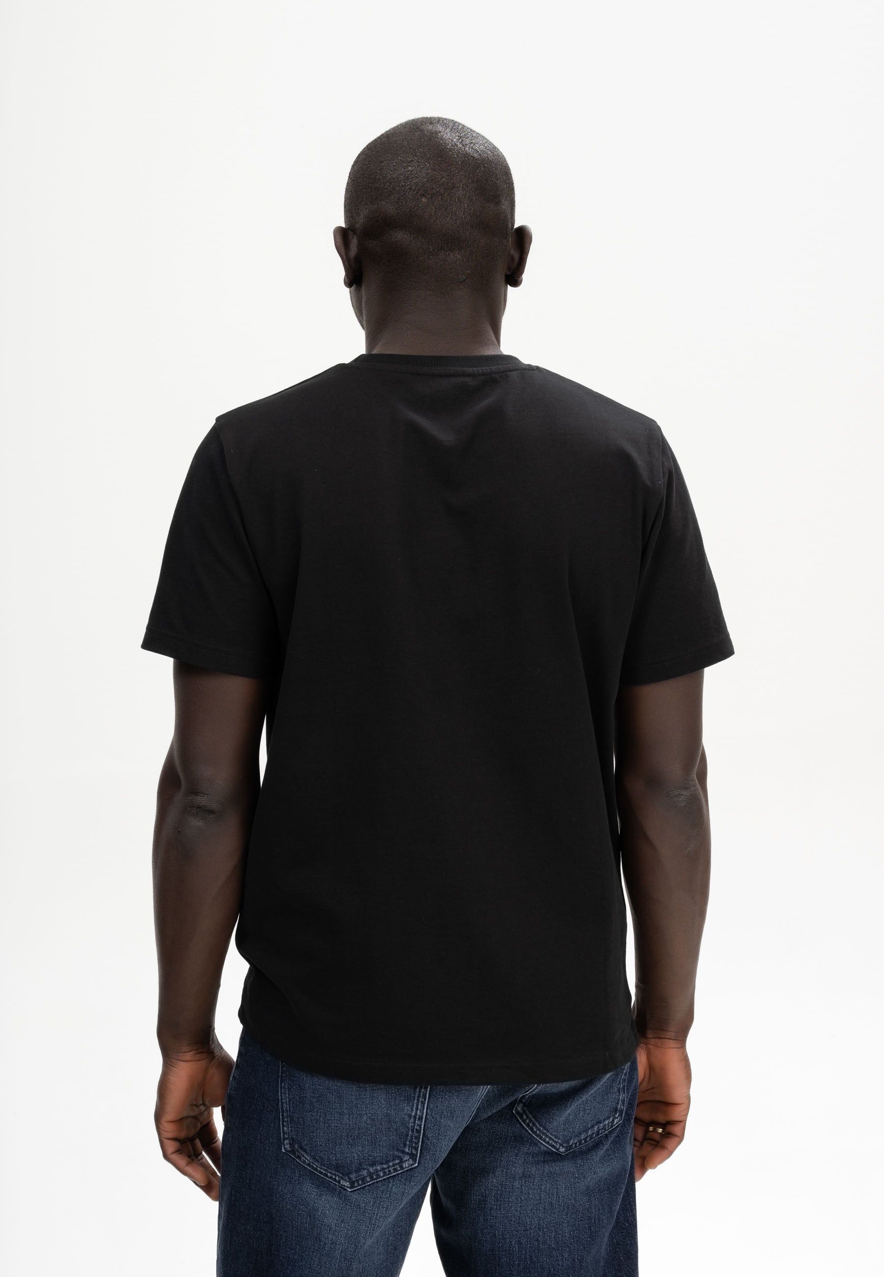Men T-Shirt heavy Style PRAVIN schwarz | MELA