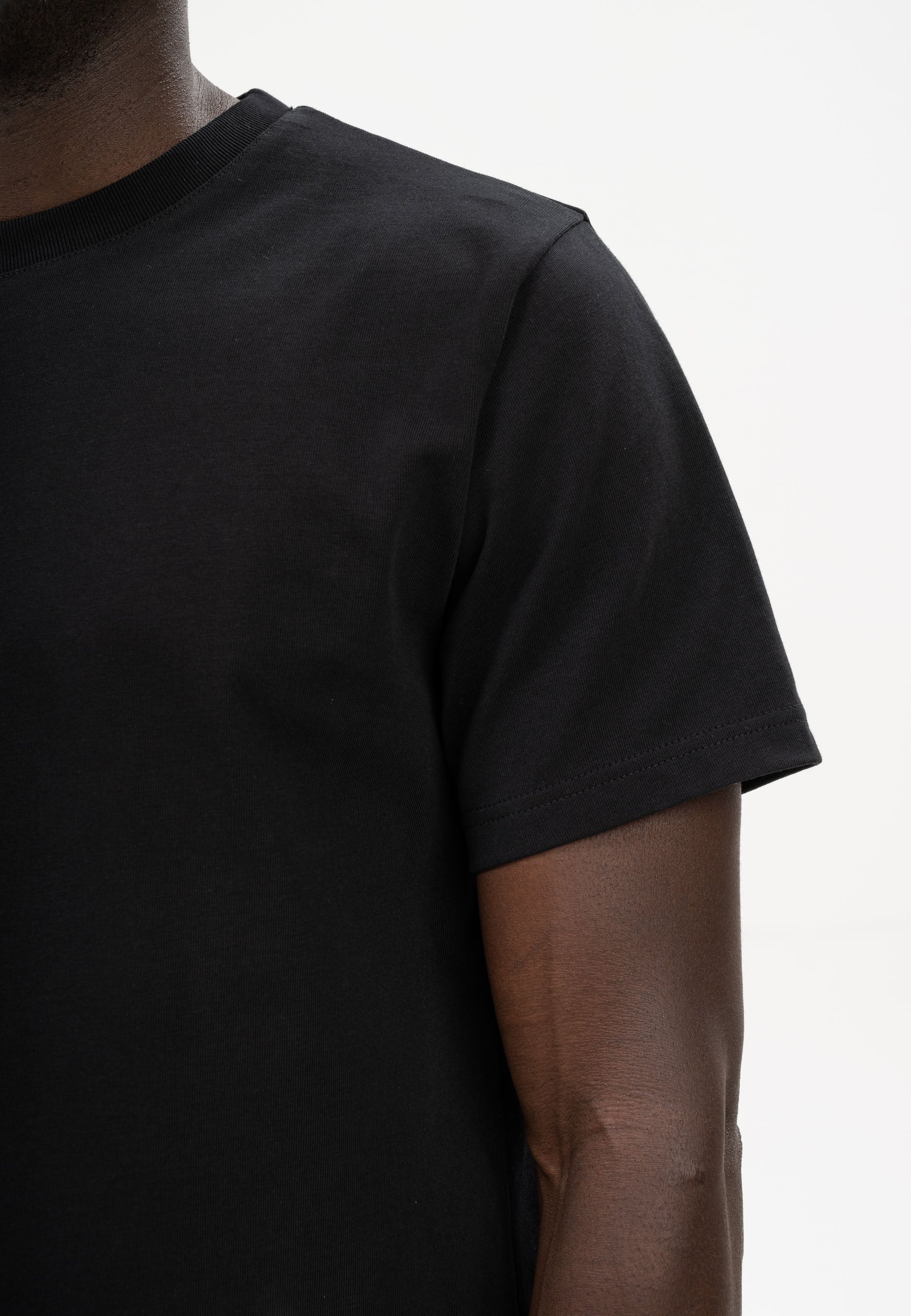 Men T-Shirt heavy Style PRAVIN schwarz | MELA