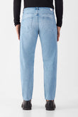 Jeans RISE Relaxed Tapered Minimal Stretch bright blue | DAWN