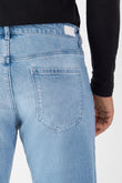 Jeans RISE Relaxed Tapered Minimal Stretch bright blue | DAWN