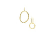 RIBBON EARRINGS Brass | KLIMBIM