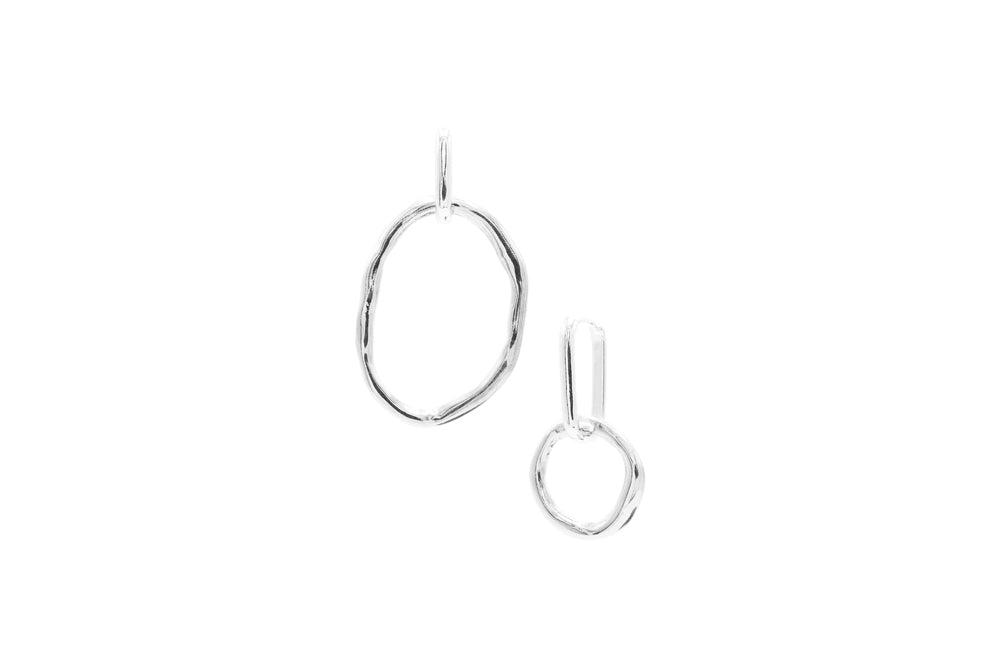 RIBBON EARRINGS Brass | KLIMBIM