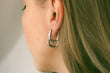 SHIKAKU SMALL EARRINGS Stainless Steel | KLIMBIM