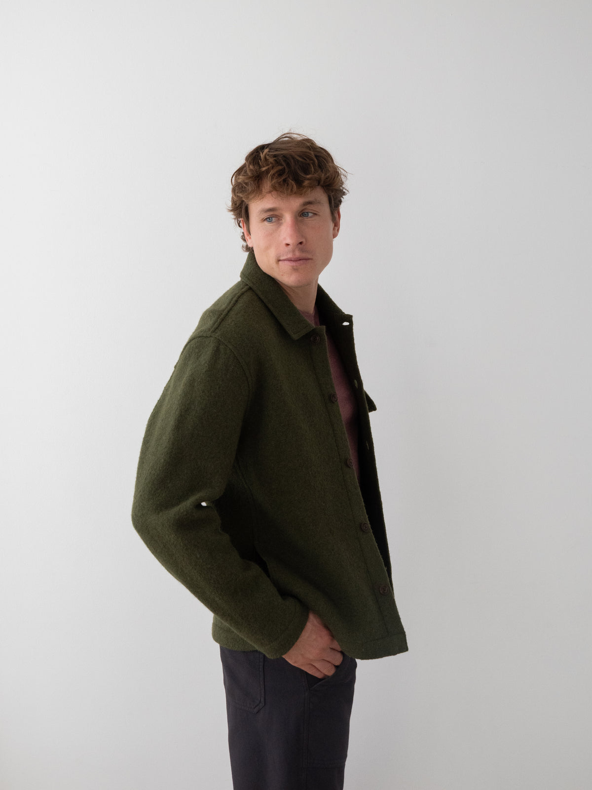 Hemd STREEDAGH MOSS GREEN | TWOTHIRDS