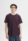 Men T-Shirt Style SADHIL elderberry melange | MELA