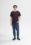 Men T-Shirt Style SADHIL elderberry melange | MELA