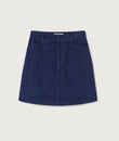 NAVY CORDUROY MARSHA SKIRT | THINKING MU