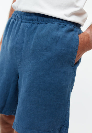 Shorts GBLaurin Blazing Blue (Linen) | Givn