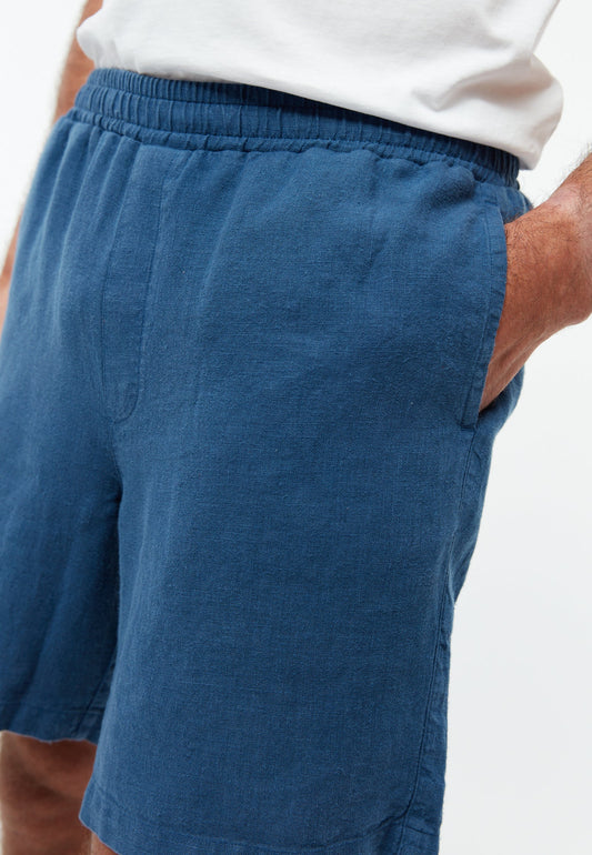 Shorts GBLaurin Blazing Blue (Linen) | Givn