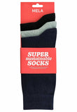 Socken 3er Pack Basic  schwarz / mint / navy  | MELAWEAR