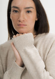 Women Structured Knit Jumper Style SURIYA cream speckles | MELA