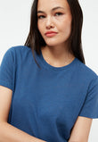 T-Shirt GBJulia English Blazing Blue (Linen) | Givn