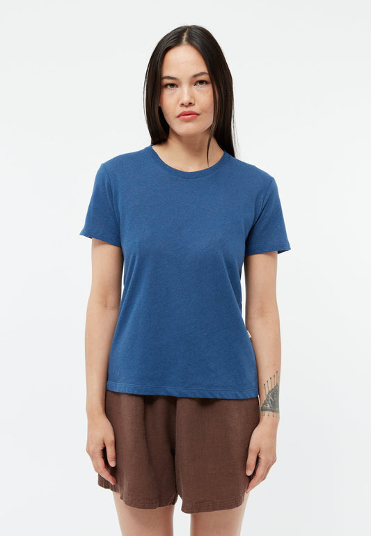 T-Shirt GBJulia English Blazing Blue (Linen) | Givn