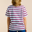 T-Shirt gestreift Königsblau / Rot| popeia