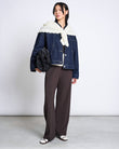 LAMBSWOOL TRIANGLE SCARF ELVA ofwhite | JAN ´N JUNE