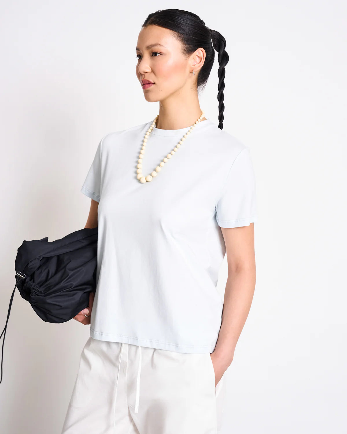 BRUSHED T-SHIRT BOY ice blue | Jan ´n June