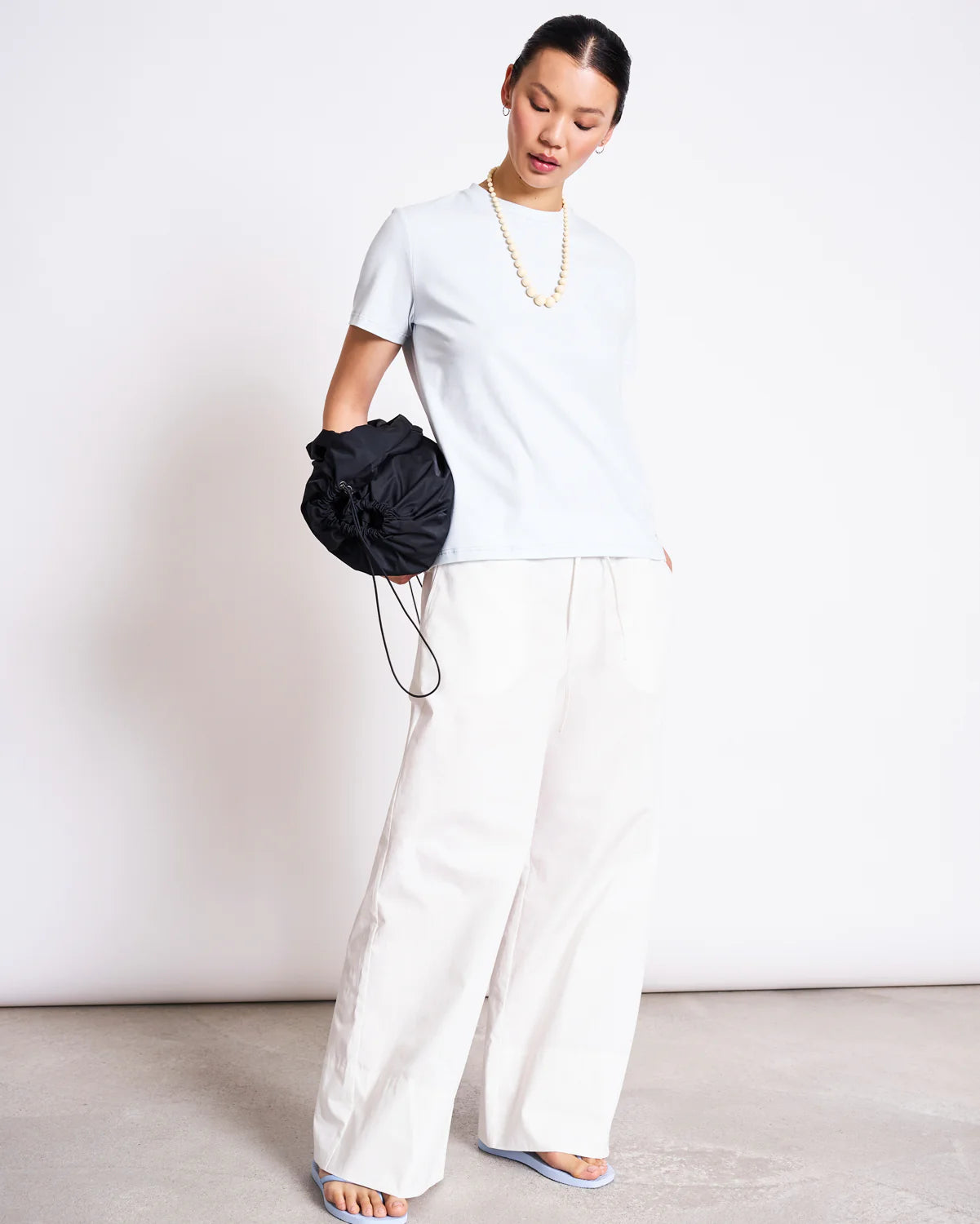 BRUSHED T-SHIRT BOY ice blue | Jan ´n June