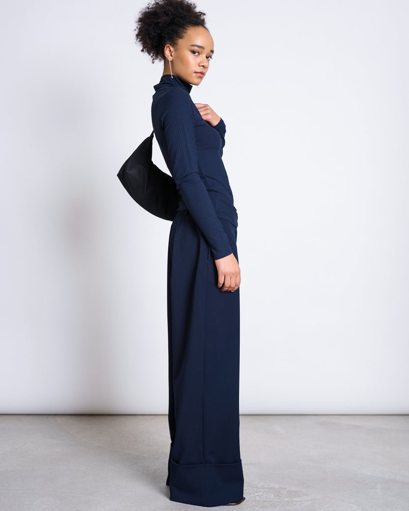 TENCEL™ LYOCELL RIB TURTLENECK MIO nightfall | JAN ´N JUNE
