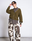 CHUNKY CARDIGAN LENA woody olive | JAN ´N JUNE