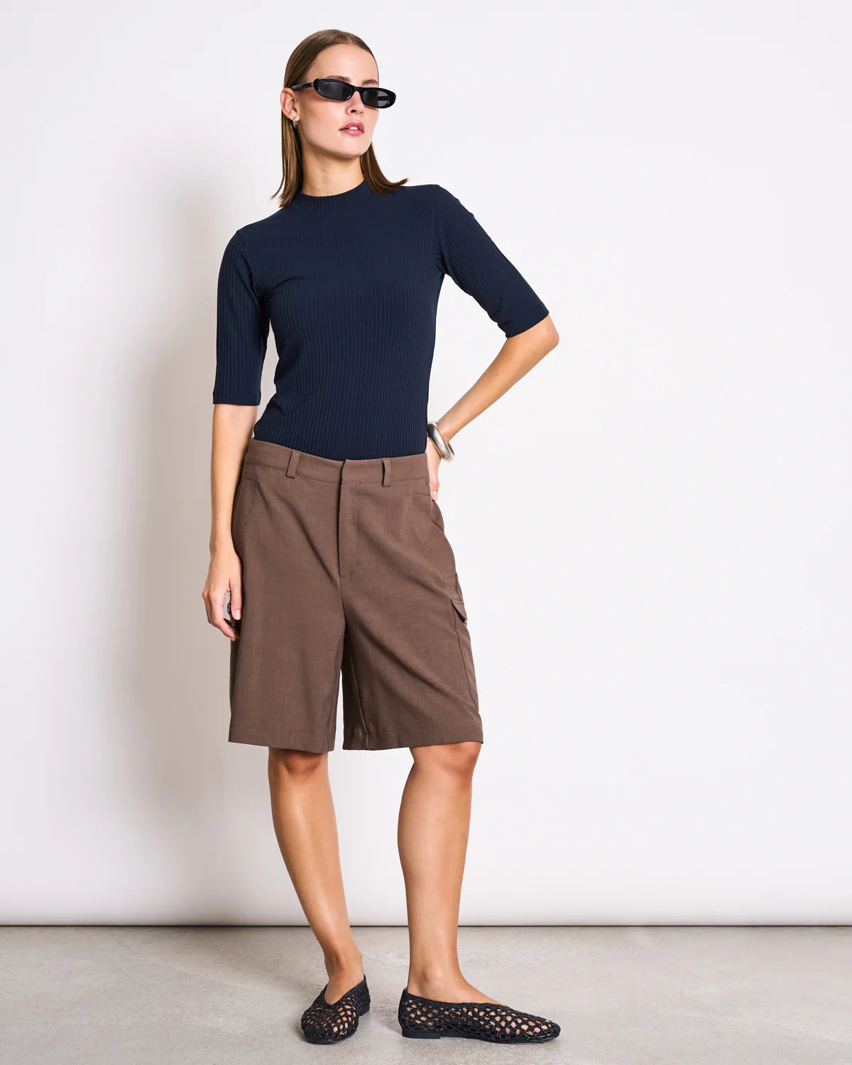 T-Shirt NINA Rib nightfall | Jan ´n June