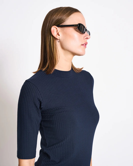 T-Shirt NINA Rib nightfall | Jan ´n June