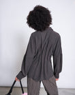 GATHERED BLOUSE CALVA mud | JAN ´N JUNE