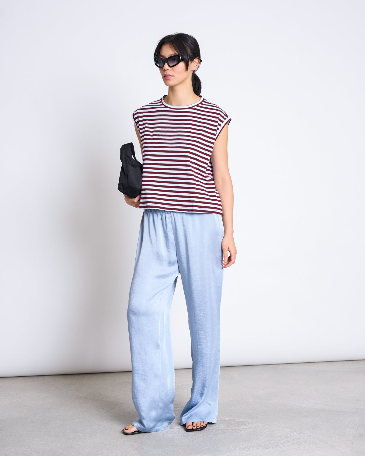 T-SHIRT OVAR red/blue striped | JAN ´N JUNE