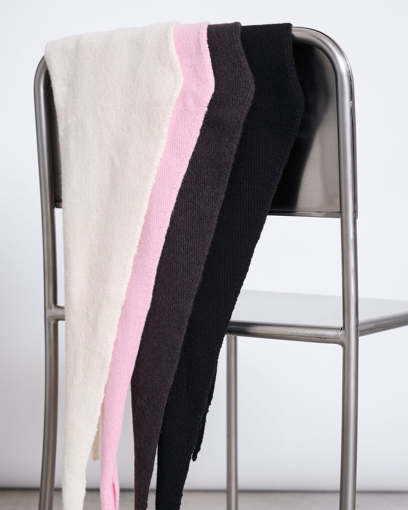 MINI WOOL SCARF AMBAR pale pink | JAN ´N JUNE