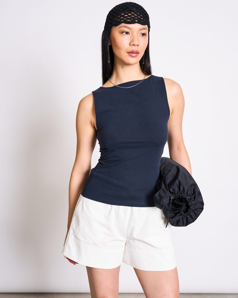 BOAT NECK TOP FELIS NIGHTFALL GOTS | Jan ´n June