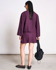 LINEN TIE BLOUSE SKAGEN CHERRY LACQUER | Jan ´n June