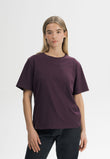 Women T-Shirt Style TANIKA elderberry melange | MELA