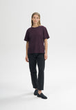 Women T-Shirt Style TANIKA elderberry melange | MELA