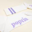 The Tennis- Socken lila Streifen | popeia