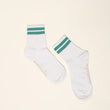 The Tennis- Ankle Socken grüne Streifen | popeia