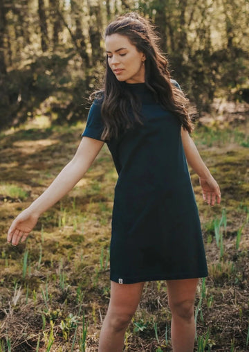 T-Shirt-Kleid MAILA waldgrün | Nordlicht