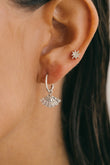 Hammered star stud earring | wildthings