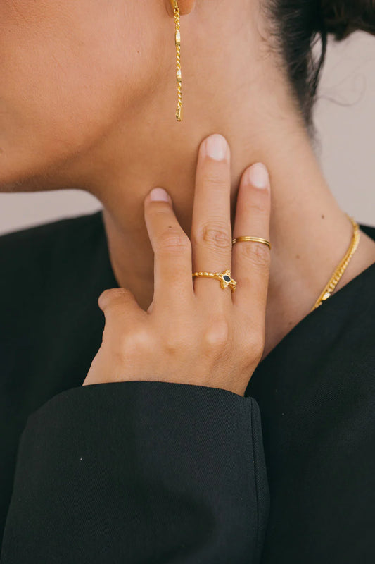 Timeless black ring gold | wildthings