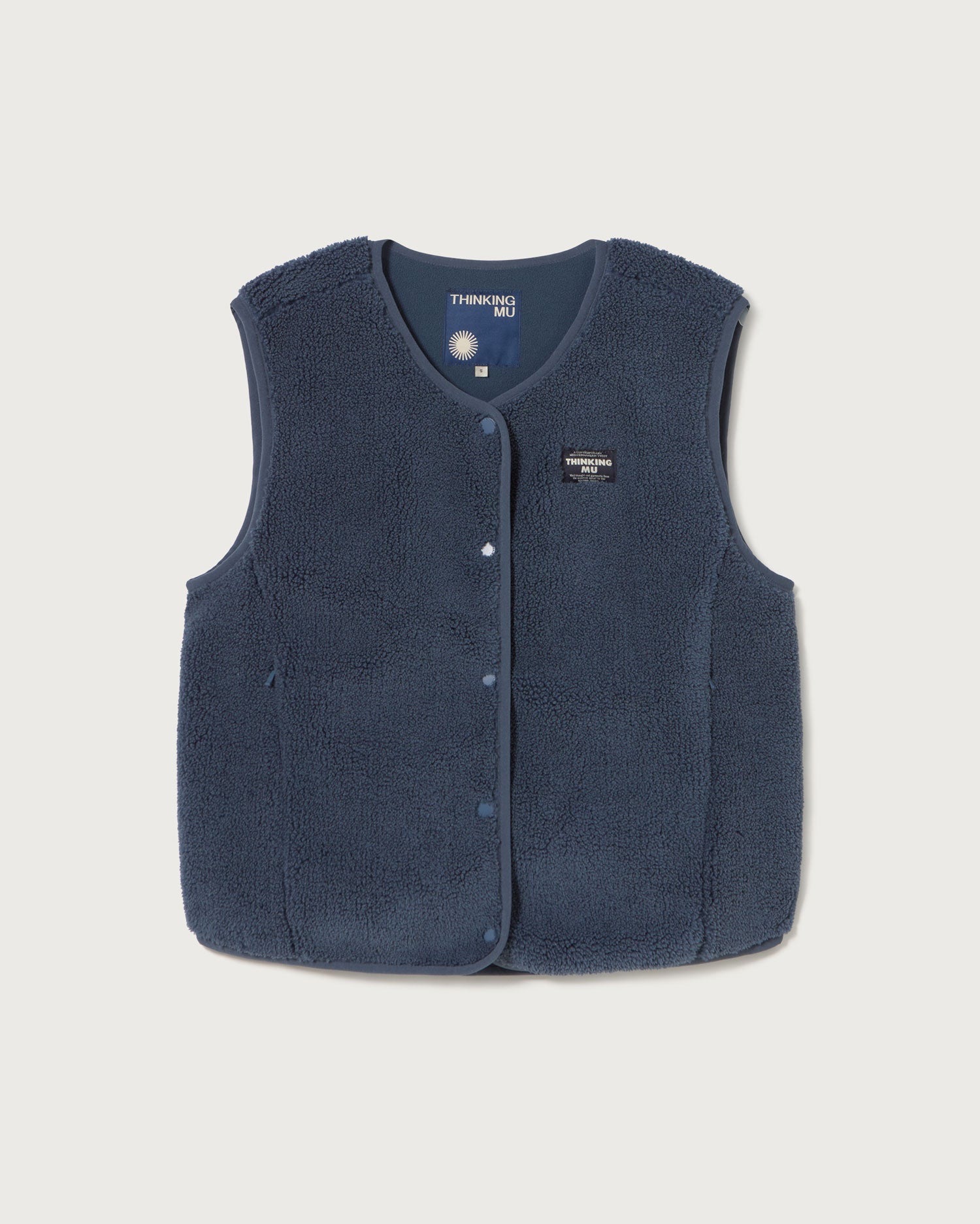 Weste JAY FUZZ BLUE | THINKING MU