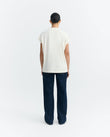 T-Shirt DORI PATCH PANNACOTA VOLTA TEE | THINKING MU