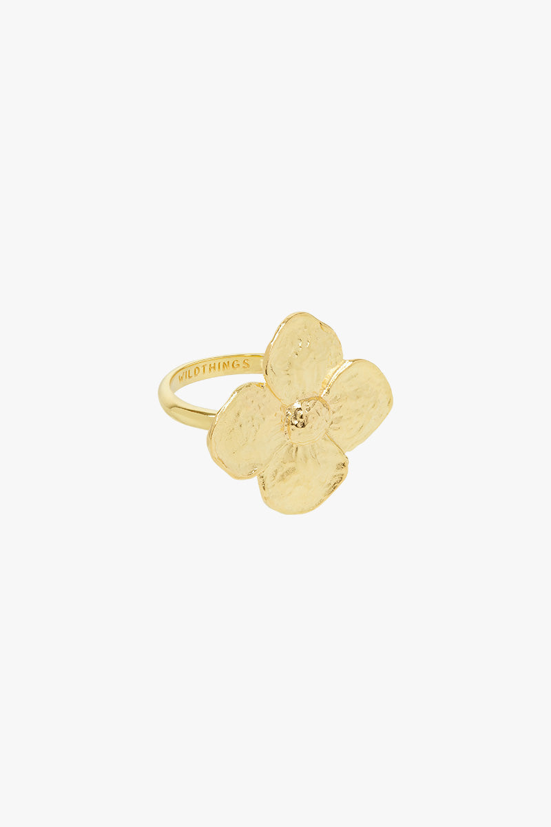 Big Flower Ring Gold | wildthings