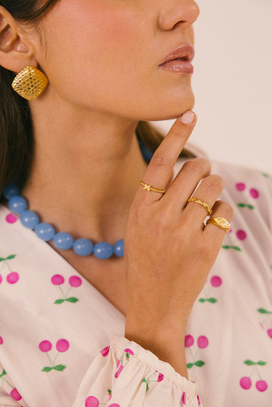 Floral Embrace Ring Gold Plated | wildthings